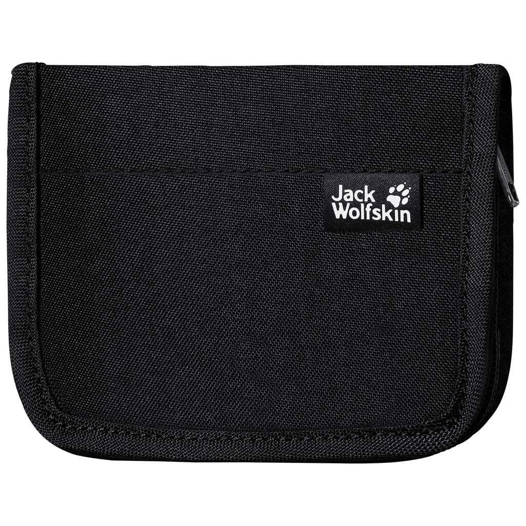 Jack Wolfskin FIRST CLASS Férfi Pénztárca Fekete - DLRXIG-860